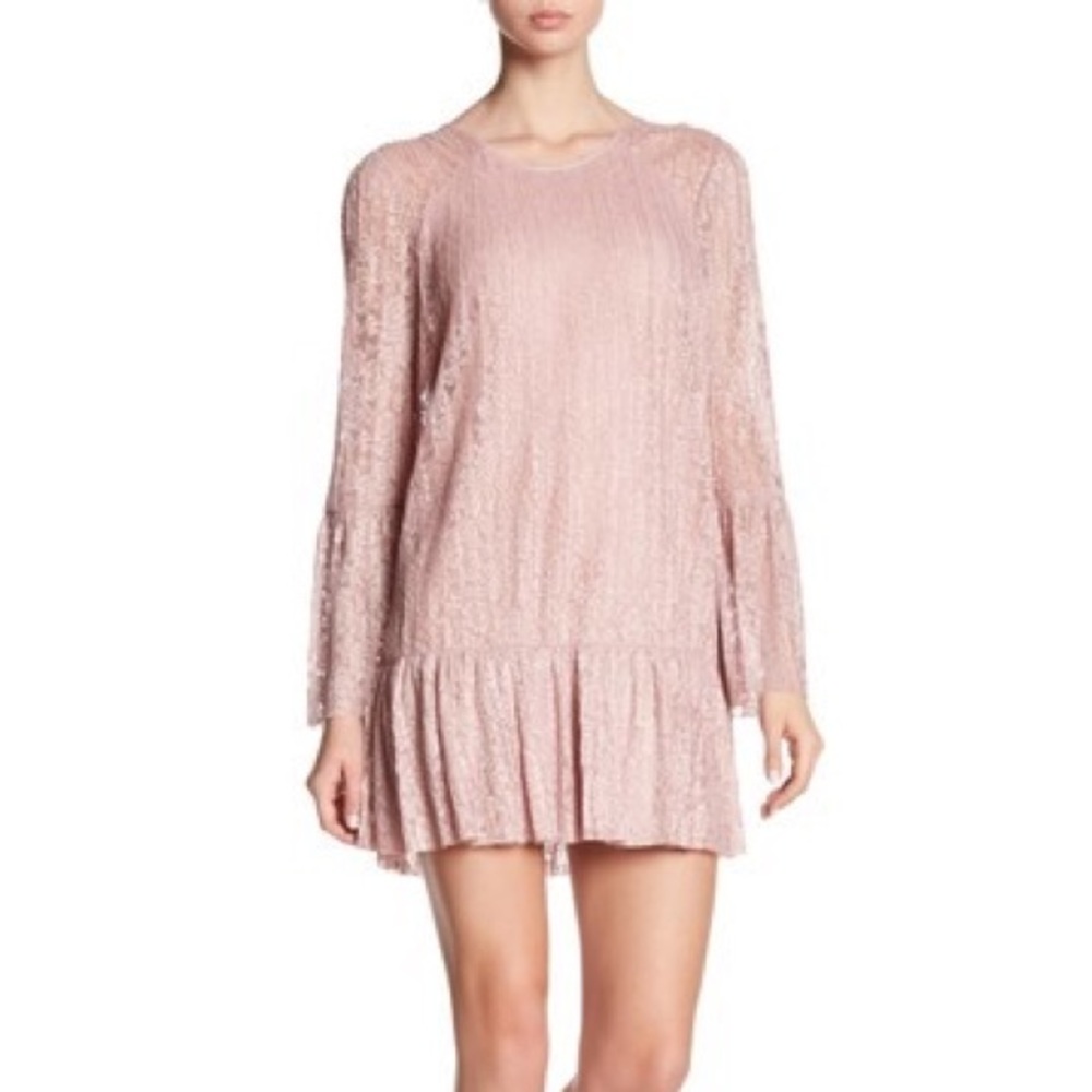 BCBGeneration Double Tiered Lace A-Line Dress